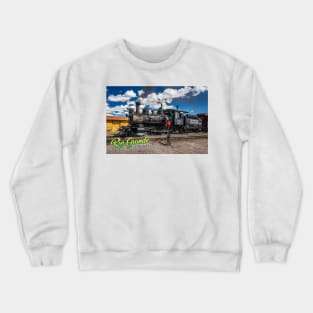 Rio Grande Southern 20 Steam Locomotive at Antonito Colorado Crewneck Sweatshirt